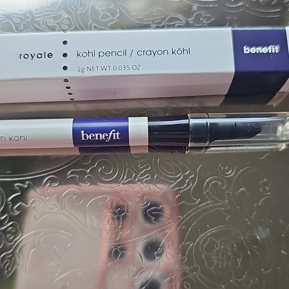 NIB Benefit Kohl Eyeliner Pencil Crayon Royale Navy Blue Smudger - Picture 2 of 8
